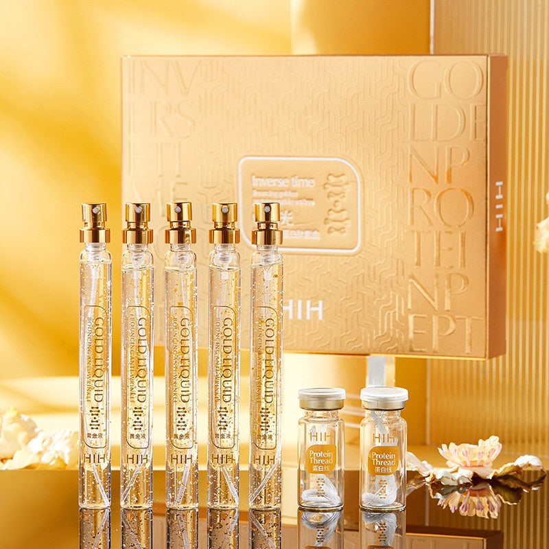 10% OFF - Kit Completo Golden Remov - Tiras de Colágeno + Mini Esponja para Skin Care