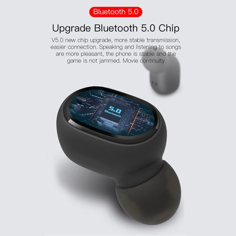 Fone de Ouvido sem fio Bluetooth 5.0